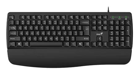 Genius KB-123 klawiatura Dom/Biuro USB Angielski Czarny