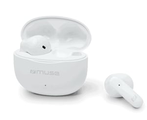 Muse M-270 TWS słuchawki/zestaw słuchawkowy True Wireless Stereo (TWS) Douszny Połączenia/muzyka Bluetooth Biały