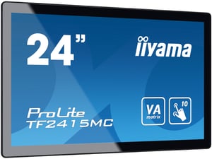 iiyama ProLite TF2415MC-B2 monitor komputerowy 60,5 cm (23.8") 1920 x 1080 px Full HD LED Touchscreen Designed for Multiple Users Black