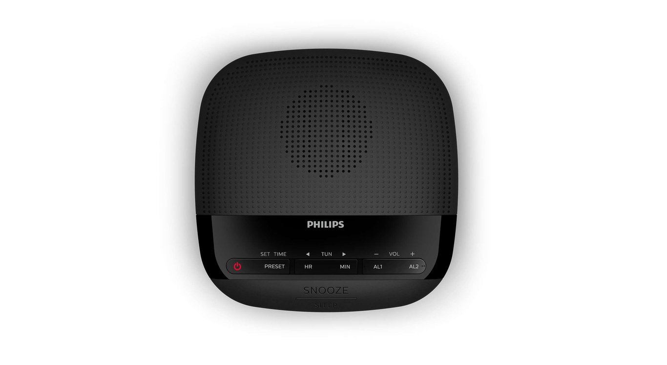 Philips TAR3205/12 radio Zegar Cyfrowy Czarny