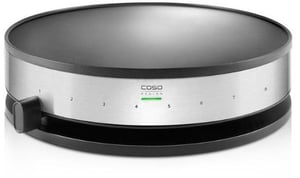 Caso CM 1300 Pancake Maker, 1 pancake at a time, 1300 W, Black, Silver
