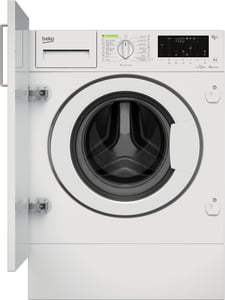 Beko HITV8736B0HT Washer-Dryer, Built-in, Front-Loading, White