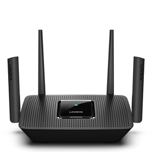 Linksys MR9000 Tri-Band-WLAN-Router mit Gigabit-Ethernet (2,4 GHz/5 GHz/5 GHz) – Schwarz
