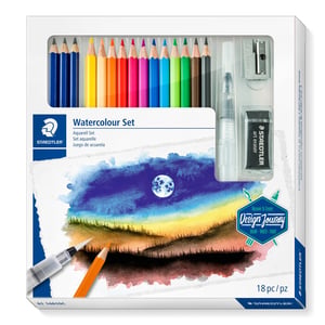 Staedtler 146 10C Black, Blue, Burgundy, Brown, Green, Light Blue, Light Green, Mauve, Orange, Peach, Red, Yellow (15 pieces)