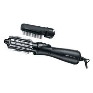 Braun Satin Hair 7 AS 720 Hot Air Brush, Steam, Black, Silver, 700 W, 2 m