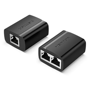 Vention IPTB0 RJ-45 Cable Adapter, 2 x RJ-45, Black