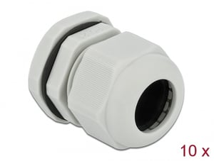 DeLOCK Tuleja kabli PG21, 10 szt. szary