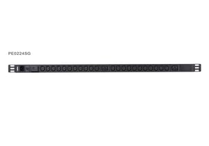 ATEN PE0224SG Power Distribution Unit (PDU) with 24 x Power Outlets, 0U, Black