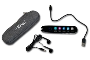 I.R.I.S. IRISPen Reader 8 Pen Scanner, Black, White