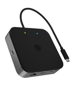 ICY BOX IB-DK408-C41 Przewodowa USB4 Antracyt
