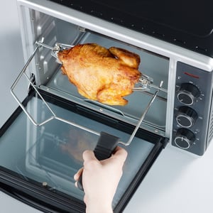 Severin TO 2056 30 l Czarny, Stal nierdzewna Grill