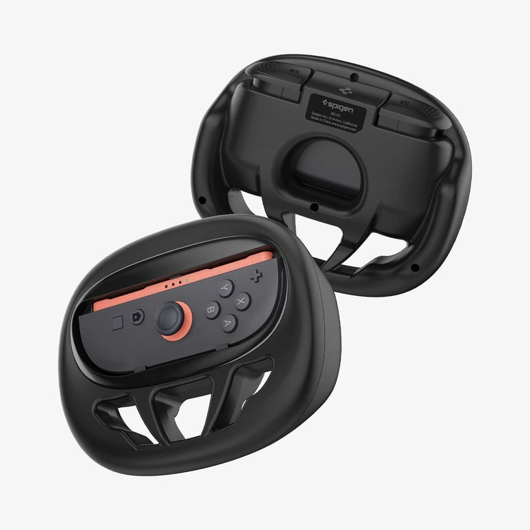 Spigen JoyCon Czarny Kierownica Nintendo Switch 2
