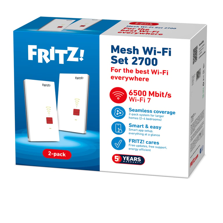 фото Усилитель беспроводного сигнала AVM Fritz! Mesh Set 2700 (20003138) 2