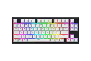 HATOR Skyfall 80 MAG ULTRA 8K USB-gamingtangentbord QWERTY US English Svart, Vit