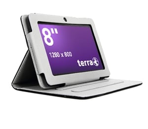 TERRA 1519271 20,3 cm (8") Folio Schwarz, Grau
