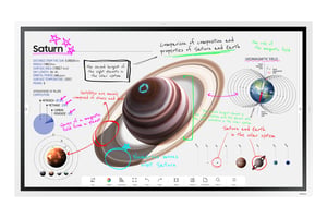 Samsung WM55B interaktives Whiteboard 139,7 cm (55") 3840 x 2160 px Touchscreen Grau, Weiß