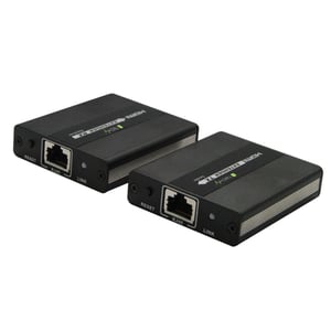 Techly IDATA EXT-E71 AV Extender AV Transmitter and Receiver Black