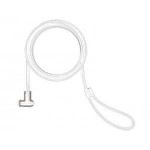 Compulocks CL15W kabelklämma, silver, vit