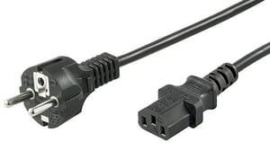 Microconnect PE020418 strömkabel, svart, 1,8 m, CEE7/7 C13-panel