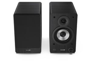 Sharp Bookshelf Speakers 2-drożny Czarny Przewodowy i Bezprzewodowy 60 W