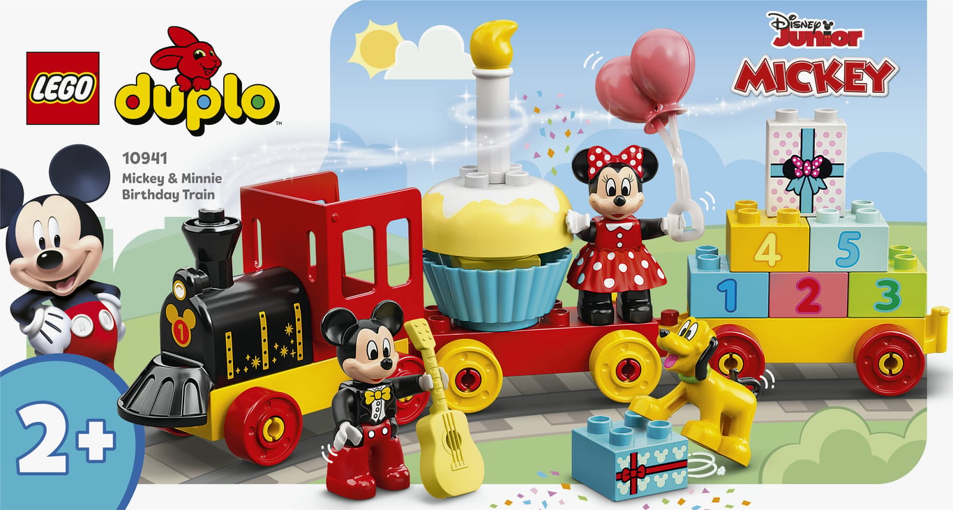 LEGO DUPLO Disney Urodzinowy pociąg myszek Miki i Minnie