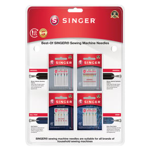 SINGER 250088002 Sewing Needles, 25-pack. Sewing Machine Needle Set