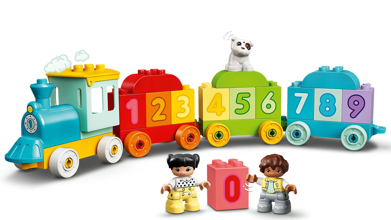 LEGO DUPLO Pociąg z cyferkami — nauka liczenia
