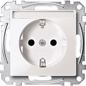 Merten MEG2302-0319 CEE 7/3 Electrical Outlet, White