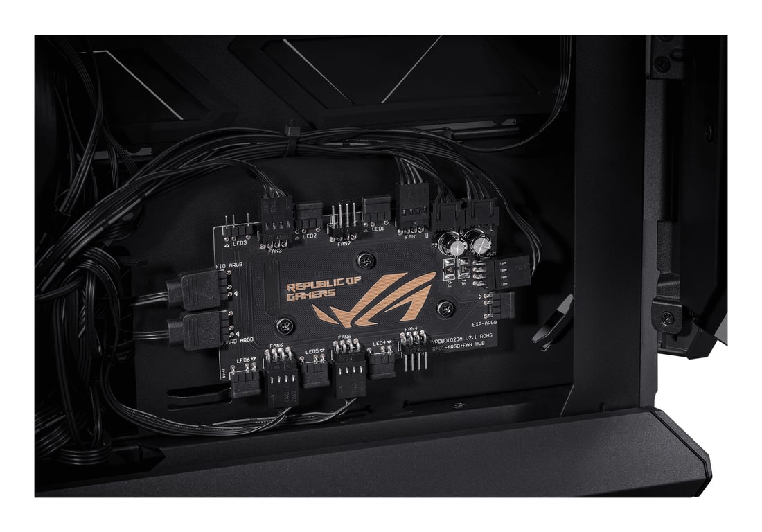 ASUS ROG Hyperion GR701 BTF Edition Tower Czarny, Przezroczysty