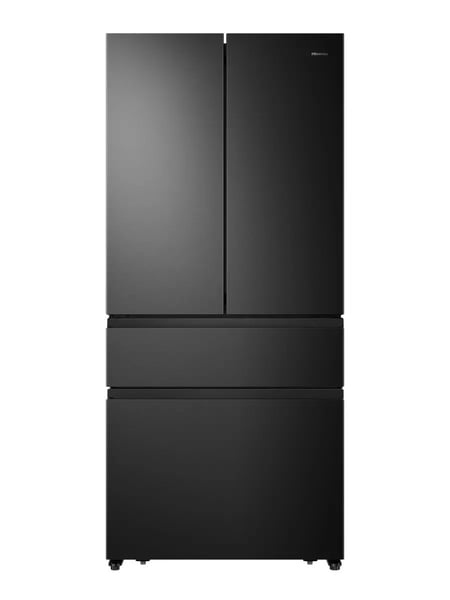 Hisense RF540N4SBF2 chłodziarko-zamrażarka otwierana obustronnie Wolnostojący 480 l Czarny