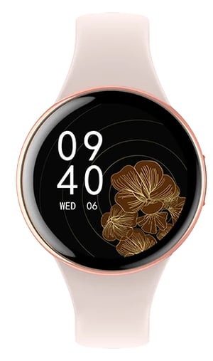 myPhone Watch Mini 2,64 cm (1.04") AMOLED 36 mm Cyfrowy 340 x 340 px Ekran dotykowy Beżowy, Złoto