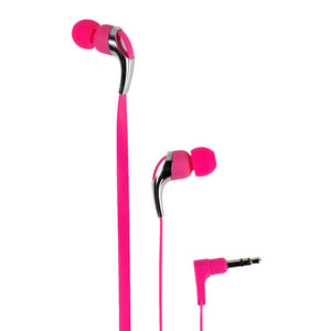Vivanco Neon Buds Kopfhörer, kabelgebunden, In-Ear, Musik, Metallic, Rosa