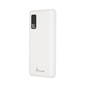 Extralink Powerbank EPB-098W 10000mAh White Power Bank, USB-C