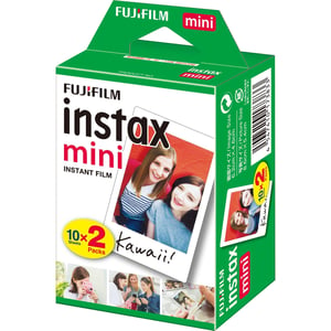 Fujifilm 16567828 instant film, 20 sheets, 86 x 54 mm