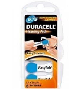 Duracell 1,4 V, Zink-Luft, 6er-Pack Einweg-Zink-Luft-Batterie