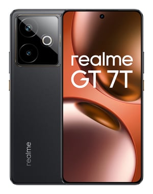 realme GT 7T 17,3 cm (6.8") Dual SIM Android 15 5G USB Type-C 12 GB 512 GB 7000 mAh Czarny