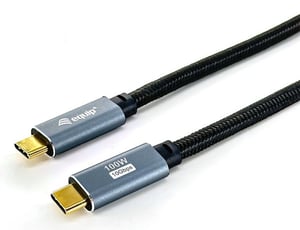 Equip 128359 kabel USB USB 3.2 Gen 2 (3.1 Gen 2) 3 m USB C 10 Gbit/s 100 W Czarny