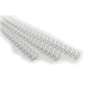 GBC WIREBIND 21LOOP A4 8MM SILVER (100)