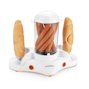 Hyundai HDM 120 Hot Dog Steamer, 380 W, White