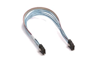 Supermicro IPASS -> IPASS SAS-Kabel, 39 cm, 0,39 m, blau