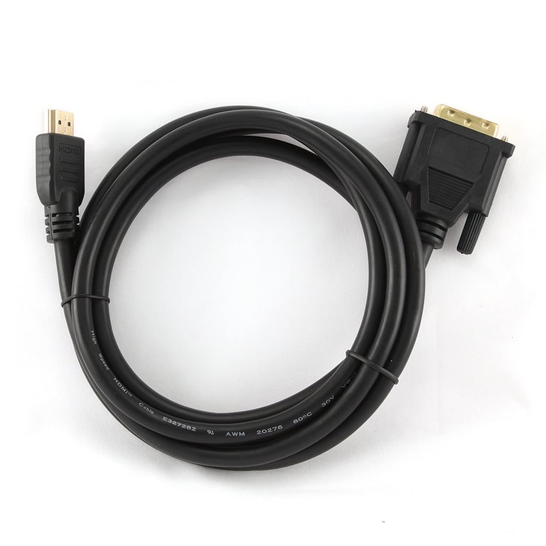 Gembird CC-HDMI-DVI-0.5M adapter kablowy 0,5 m Czarny