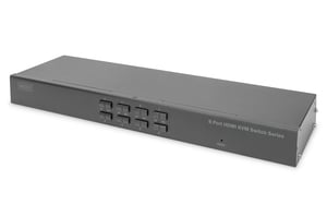 Digitus Desktop-HDMI-KVM-Umschalter, 8 Anschlüsse, ein Bildschirm