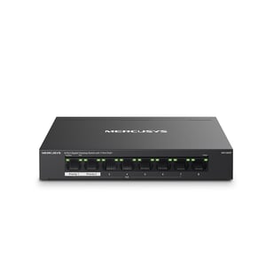 Mercusys MS108GP Managed Gigabit-Ethernet-Switch (10/100/1000) mit PoE-Unterstützung, schwarz