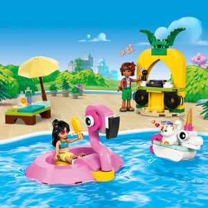 LEGO Friends Impreza na basenie z jednorożcem i flamingiem