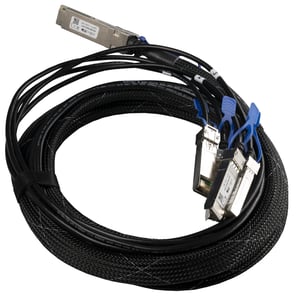 Mikrotik XQ+BC0003-XS+ InfiniBand-/Glasfaserkabel 3 m QSFP28 4x SFP28 Schwarz, Chrom