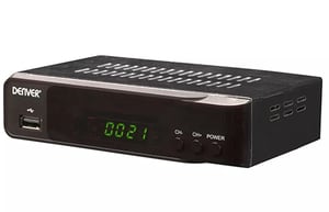 Denver DVBS-206HD Set-Top-Box (STB) Kabel, Ethernet (RJ-45) Schwarz