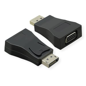 VALUE 12.99.3156 DisplayPort-till-VGA-adapter, svart