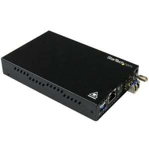 StarTech ET91000SM20 2000 Mbit/s 1310 nm Single-Port Network Converter, Black