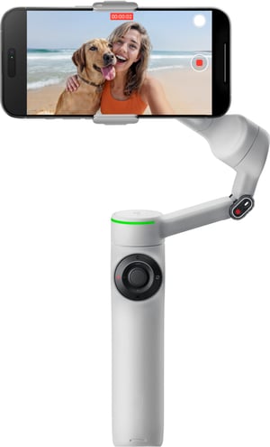 Insta360 Flow 2 Pro AI Tracker Bundle (Stone Gray) Kamerastabilisator för smartphone Grå