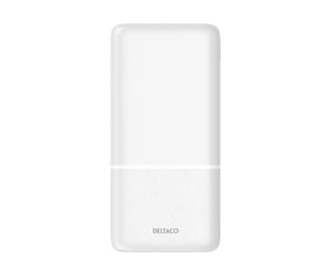 Deltaco 1902122 20,000 mAh Power Bank, White